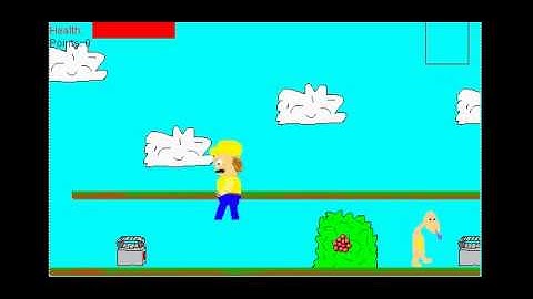 Java Side Scrolling Game.