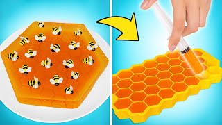 Cómo hacer un pastel de gelatina divertido con abejas