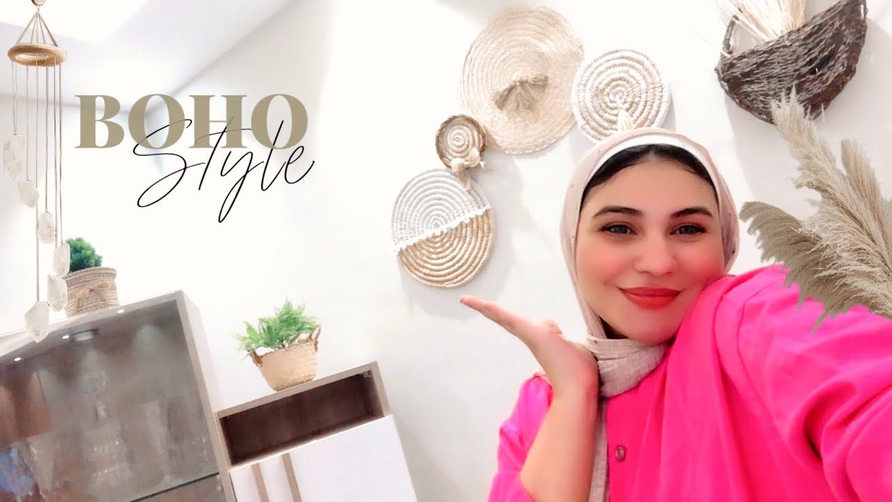 وأخيراً عملت حيطة احلامي باقل تكلفه 🤩Boho Decour diy🍂