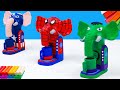 How to make Coffee maker mix elephants mod superhero Hulk, Spider man, Captain America with clay