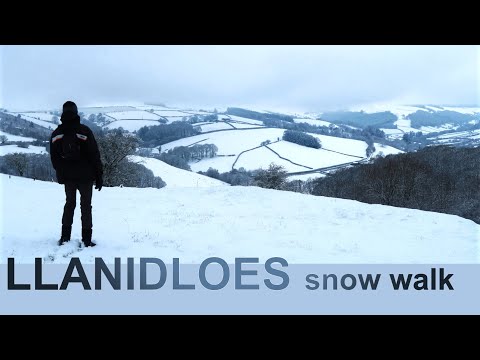 Walking in the Snow | to Llanidloes, Mid Wales