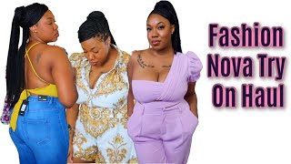 Fashion Nova Try On Haul|Curvy-Thick Girl Approved|Miracle Burns