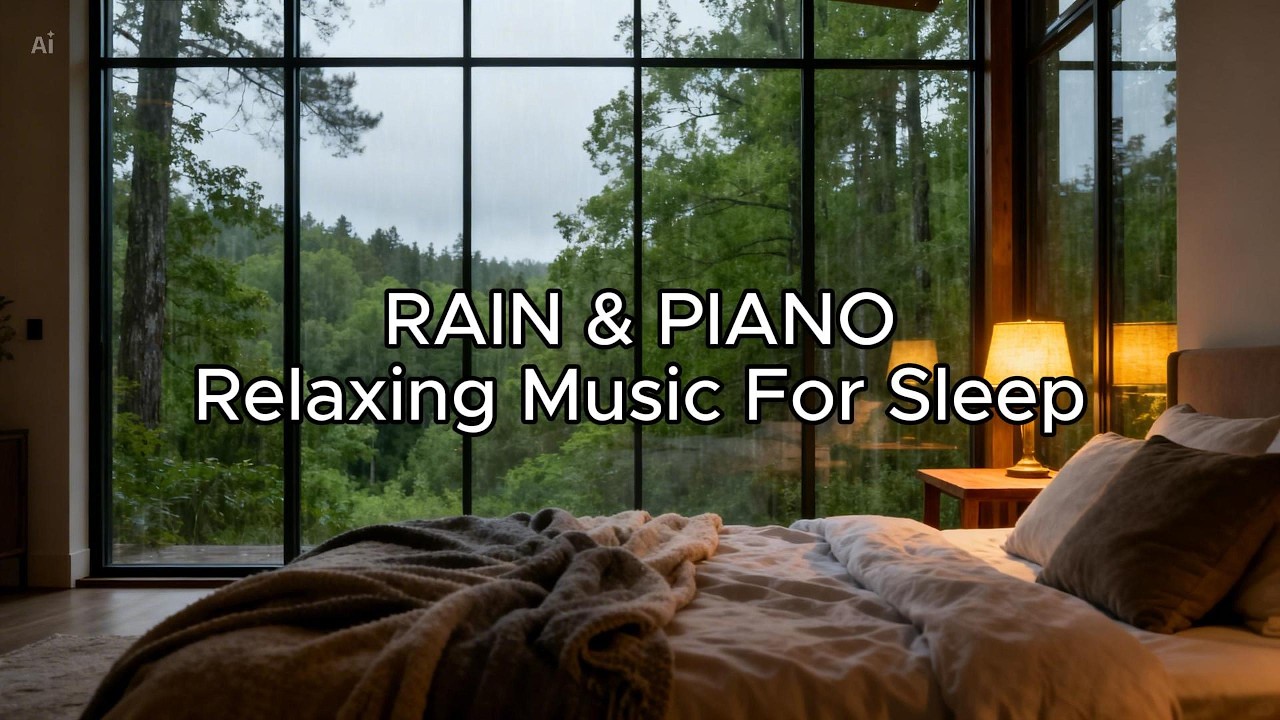 Rainy Forest Ambience| Relaxing Rain Sounds for Sleep (8 hours)