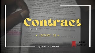 02 | Law of Contract Explained  | Agreement, Void &amp; Voidable Contracts | Keen Academy