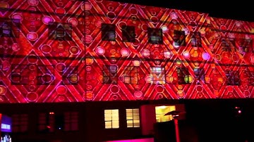 2D Projection Mapping on the Disney Animation building
