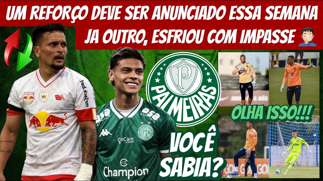 Novo reforço do Palmeiras quer entrar para a história do clube; veja