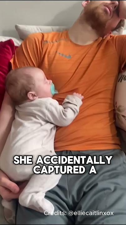 Baby vs Dad's Snoring: The Ultimate Wake-Up Call 😅 #shorts