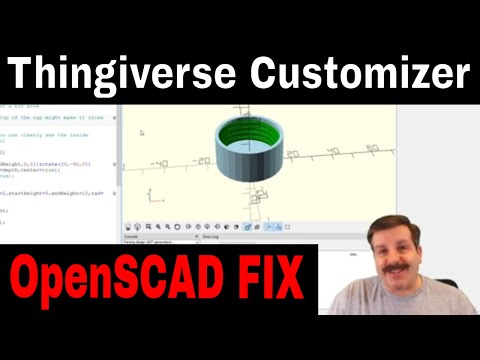 Broken Thingiverse Customizer |  OpenSCAD Fix in Minutes #3dprinting