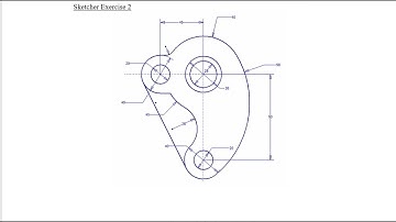 How to draw 2D sketch in CATIA V5 ## part 6