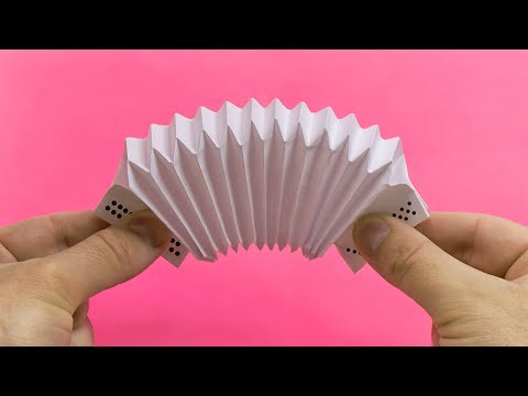 Как сделать гармошку из бумаги своими руками поэтапно