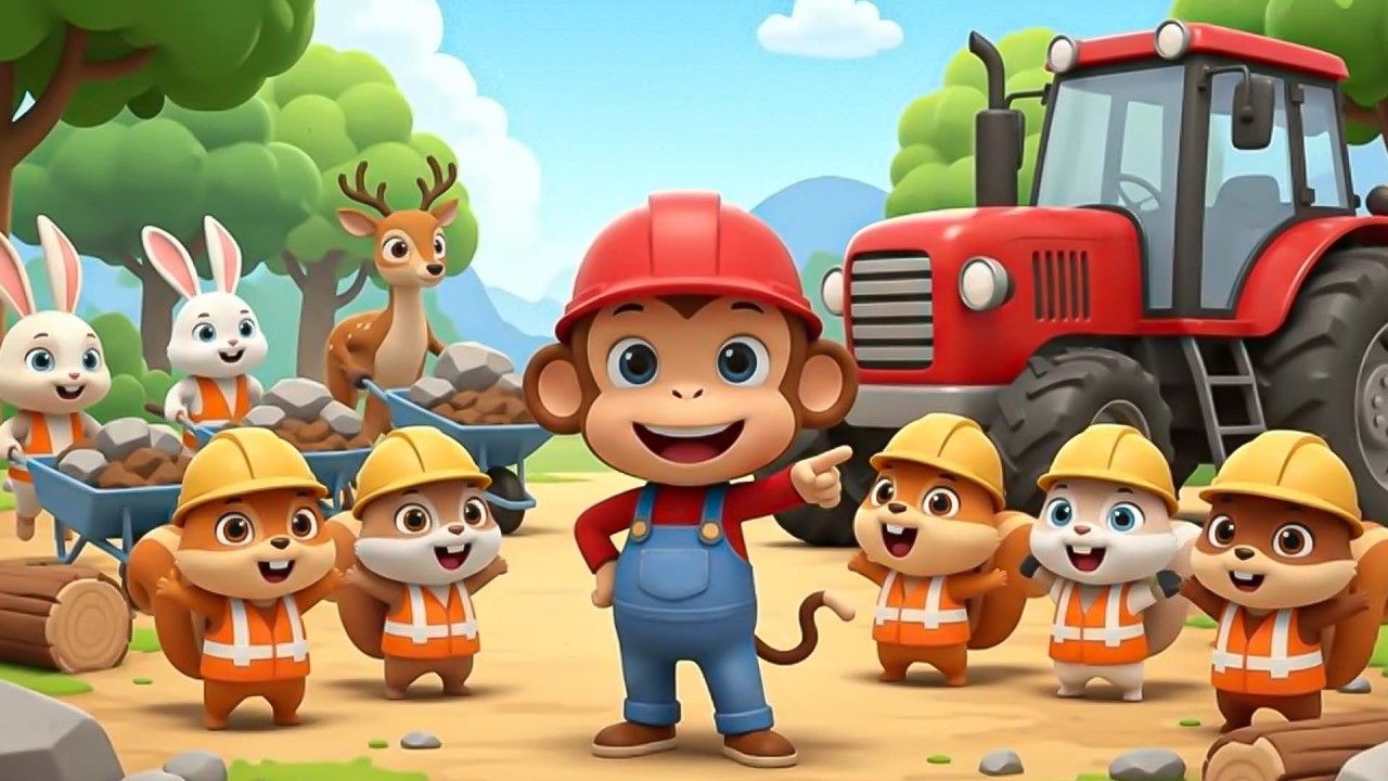 Monkey Farmer Fixes Tractor and Plows Beet Field - Farm Work | Tractor Monkey 🐒🚜