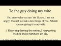 Husband Realized His Wife Is Cheating Rather Than Revenge Just Left a Note for Him