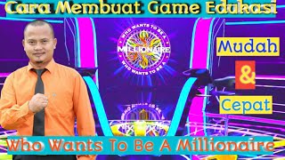 Cara Membuat Game Edukasi Dengan Mudah || Who Want To Be Millionaire | TURI CHANNEL screenshot 3