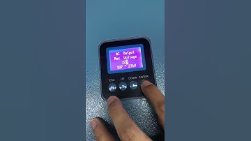 How to set the AC output max voltage
