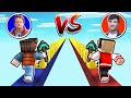 MCFLY VS JP NA CORRIDA REALISTA DE LUCKY BLOCK NO MINECRAFT !