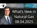What's New in Natural Gas (NGU25 @ 2.916) - 08.04.2025