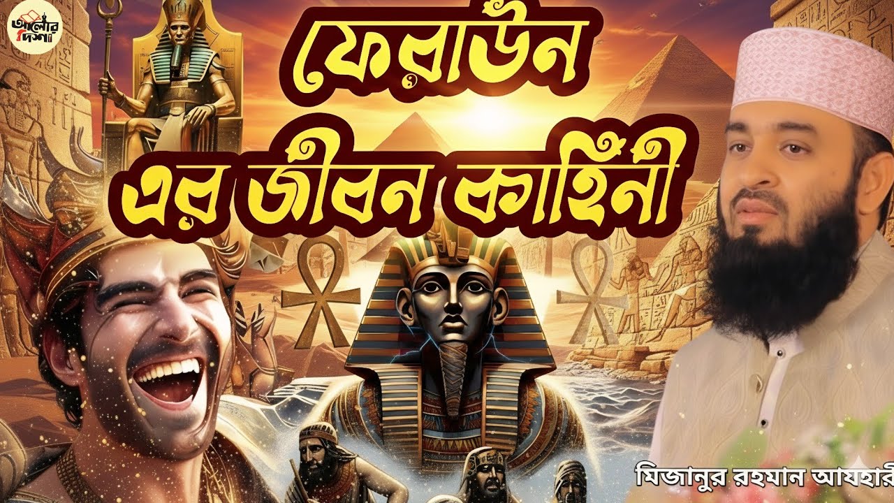 “ফেরাউনের ভয়ঙ্কর জীবনকাহিনী ও শিক্ষণীয় ইতিহাস | মিজানুর রহমান আজহারী | আলোর দিশা 