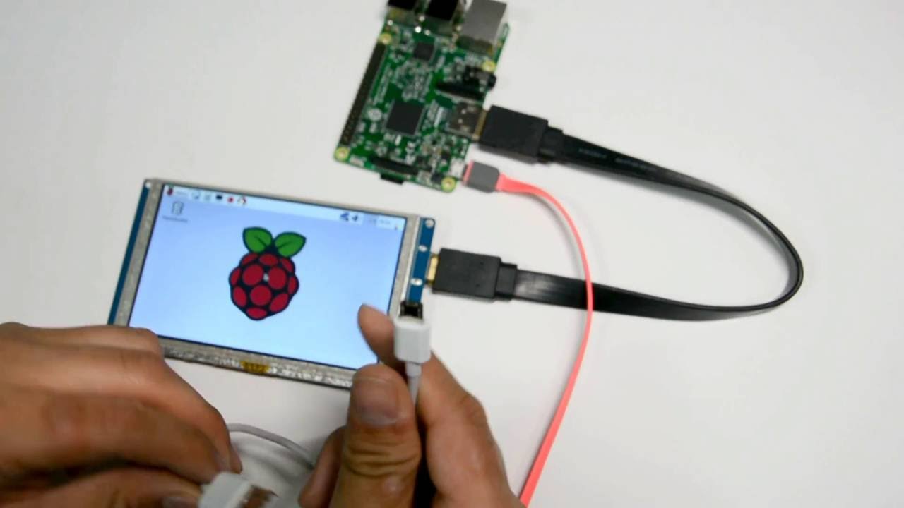 stavelse bro Titicacasøen 5 inch 800x480 HDMI LCD touch screen connect to RaspberryPi - YouTube