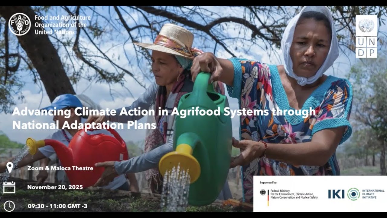 COP30 side event  Advancing Climate Action in Agrifood Systems through National