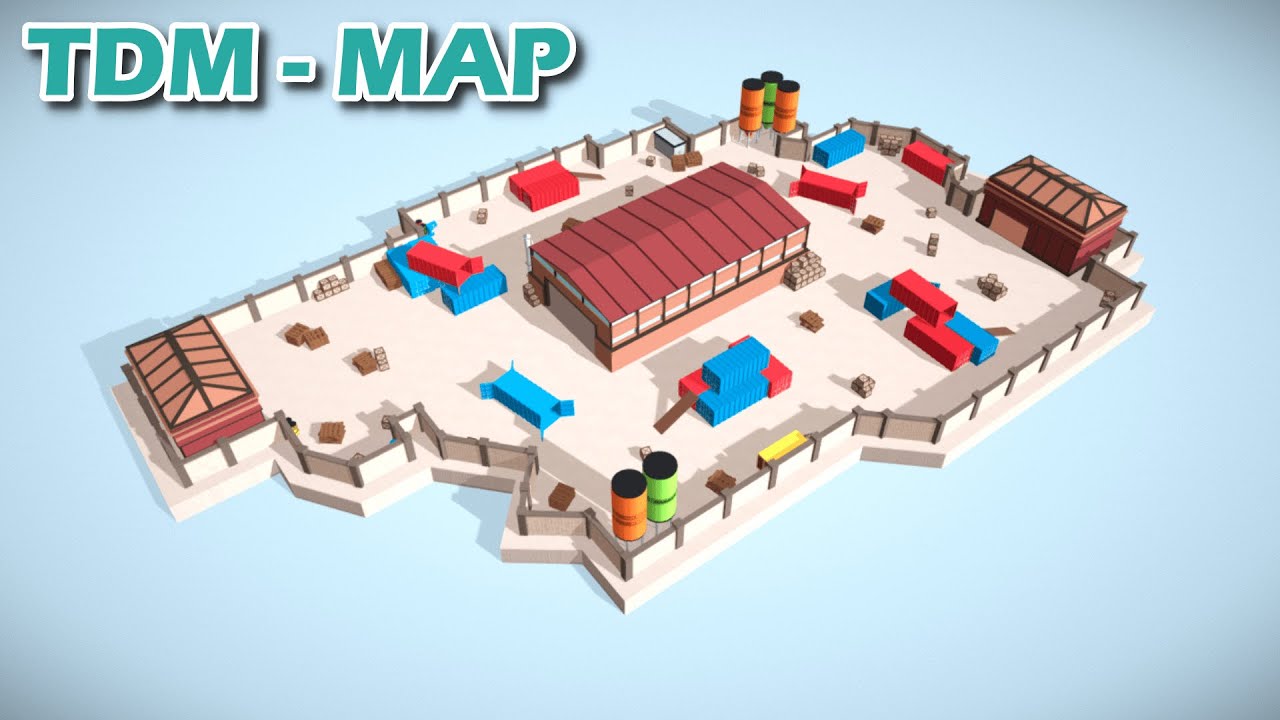 create 3d game environment and props