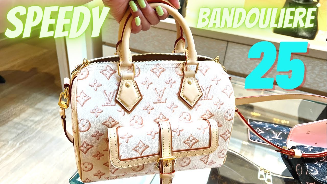 Louis Vuitton Limited Edition Monogram Stone Canvas Speedy