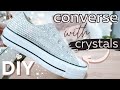 DIY How to Bling Stunning Converse Shoes! Easy Custom Converse Tutorial