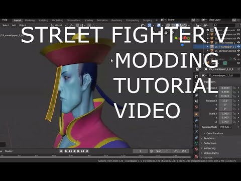 Street Fighter V Modding Process Tutorial Video