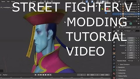 Street Fighter V Modding Process Tutorial Video
