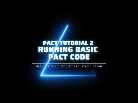 [Kadena] Pact Smart Contract Tutorial 2 | Running Basic Pact Code |