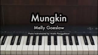 Mungkin - Melly Goeslaw | Piano Karaoke by Andre Panggabean
