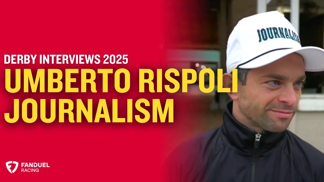 Jockey Umberto Rispoli speaks about JOURNALISM - YouTube