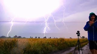 NIESAMOWITY POKAZ PIORUNÓW!⚡Fantastyczne doziemne | Gwałtowne superkomórki | Łowy  14.07.21 r.