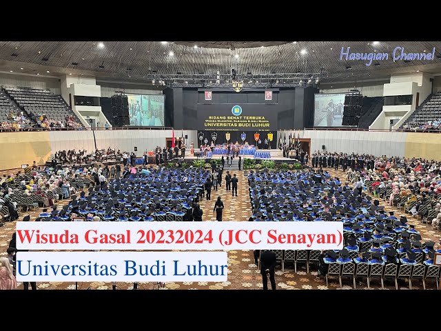 Prosesi Wisuda Univ. Budi Luhur di JCC Senayan Jakarta, Tampil dengan Format baru Penuh Kejutan class=