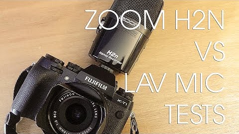 ZOOM H2N ON FUJI X-T1 VS BOYA LM-20 LAV MIC AUDIO TESTS