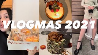 VLOGMAS 2021 Day 5: taste testing 85 degrees | birthday dinner