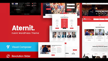 Aternit - Events Management WordPress Responsive Theme | Themeforest Website Templates and Themes