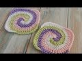 How to Crochet a Spiral Granny Square