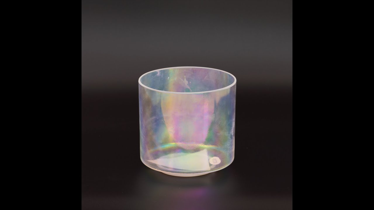 8" D-40 Apophyllite Platinum | Sound Universe Alchemy Crystal Singing Bowl