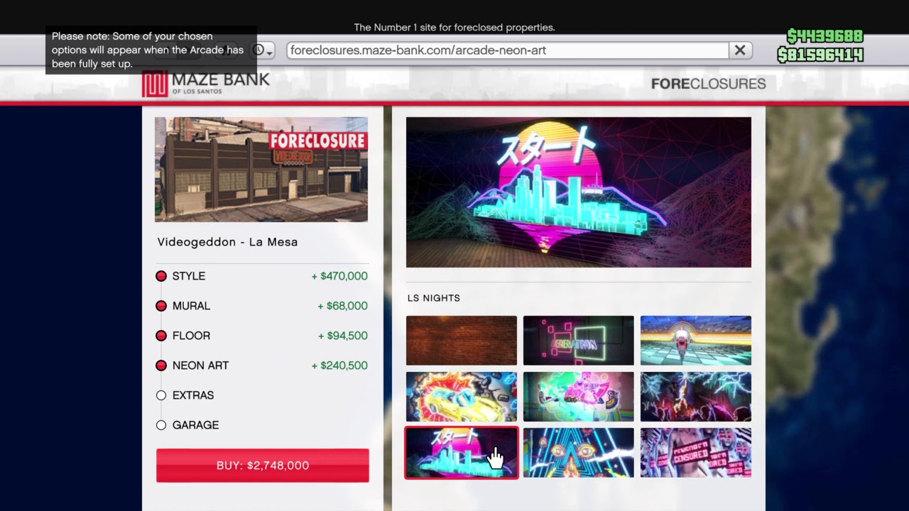 GTA Online Buying the Arcade Business YouTube