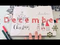 December Bullet Journal Setup | VLOGMAS DAY ONE | The Notebook