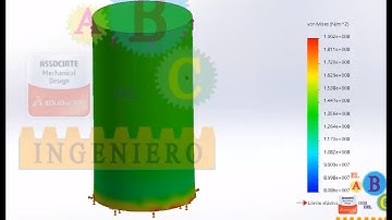 Normal Stress in Round Bars Analytically and Using SolidWorks Simulation