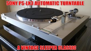 A look at my Sony PS-LX3 turntable