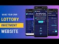 LottoLab Lottery Investment Website Script || Make Your Own Lottery Investment Plateform