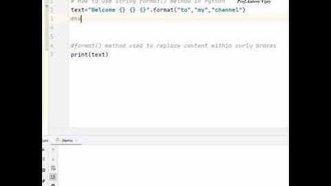 How to use String format () method -2 in Python Programming | Prof.Antony Vijay #shorts