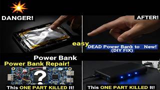 DANGER Hiding Inside Your Dead Power Bank! | Easy DIY Power Bank Repair & Battery Upgrade