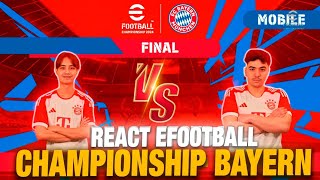 FINAL BAYERN EFOOTBALL CHAMPIONSHIP REACT