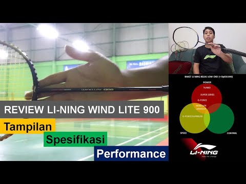 Video Review Lining Wind Lite 900 - youtube