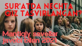 Mantiqiy Savollar Javobi Bilan 2021 Mantiqiy Savollar Javobi Bilan 2021