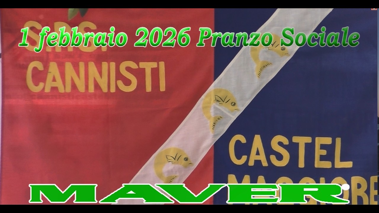 PRANZO SOCIALE CASTELMAGGIORE 2026
