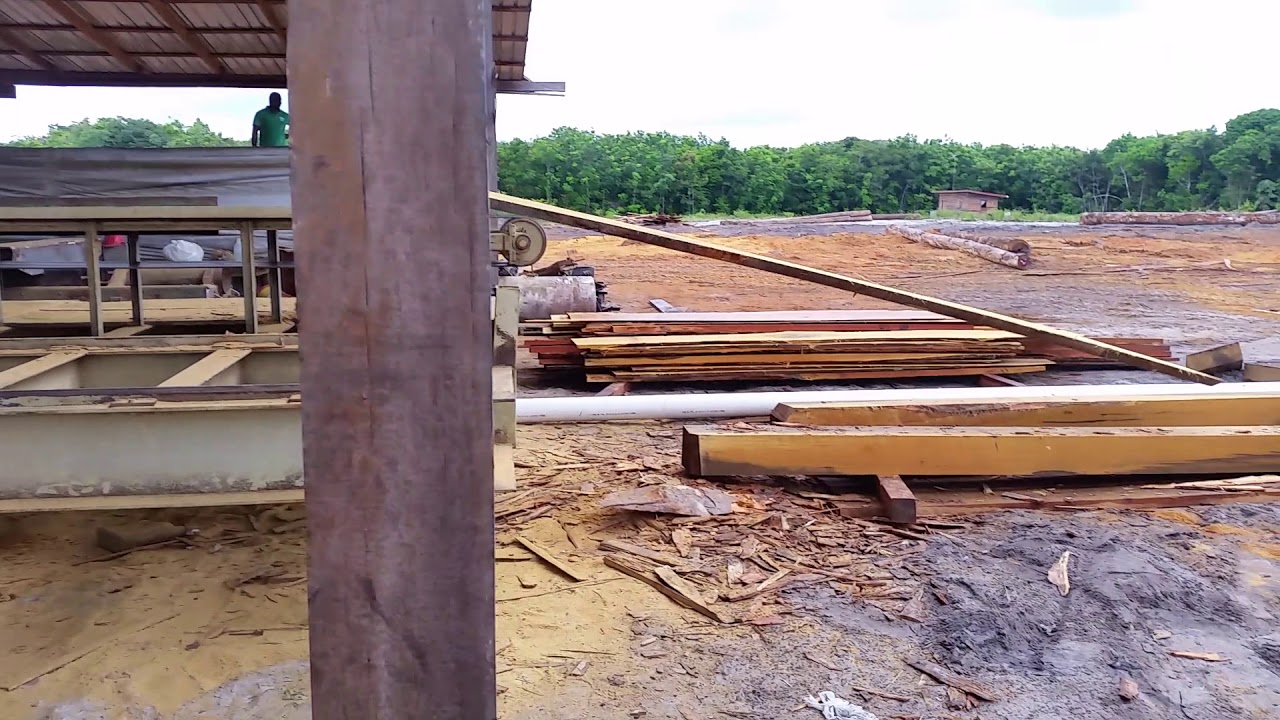 Hurdle Mill Cutting Greenheart YouTube